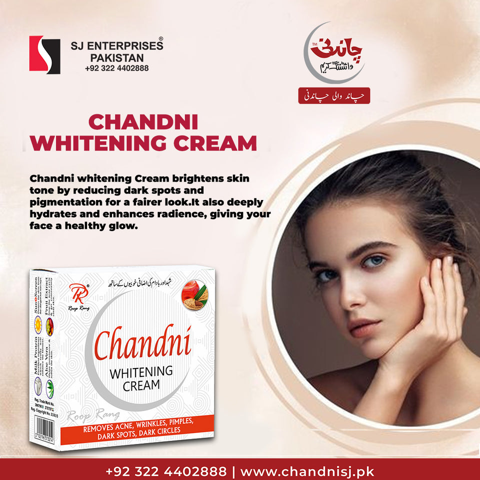 Chandni Whitening Cream - Skin Luster, Hydration & Anti-Wrinkle Treatment