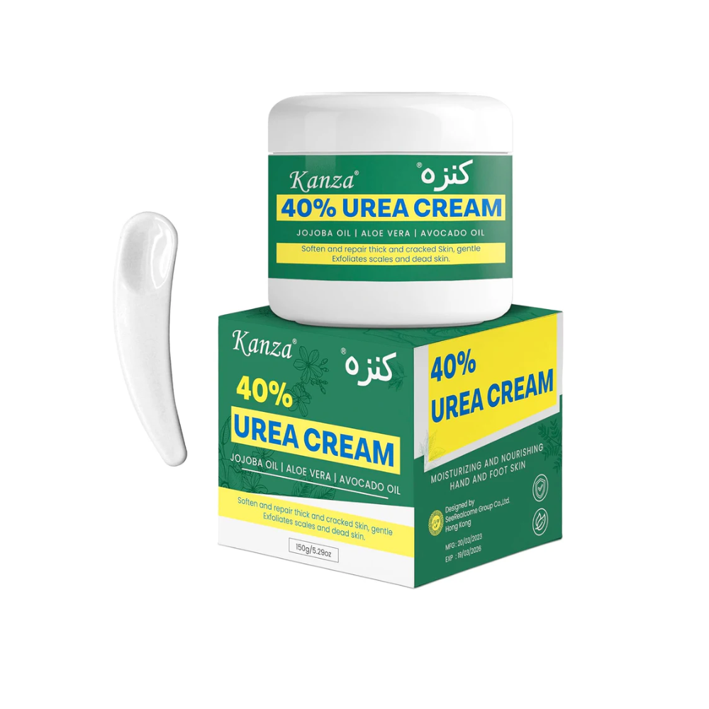 KANZA 40% Urea Cream for Cracked Feet & Hands | Foot Callus & Skin Repair