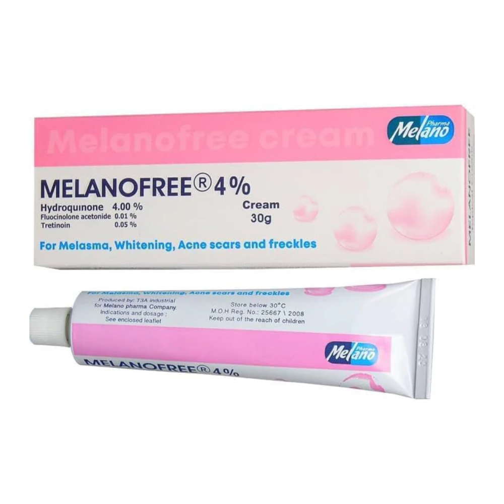 Melanofree Cream 4% FDA-Approved Skin Lightening Treatment