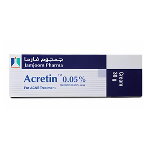 Acretin 0.05% Cream – Acne Treatment, Wrinkles & Dark Spot Reduction (30g)