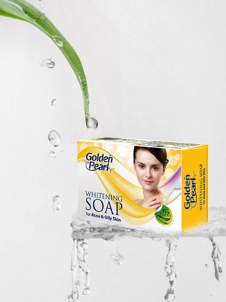 Golden Pearl Whitening Soap – For Acne-Prone & Oily Skin