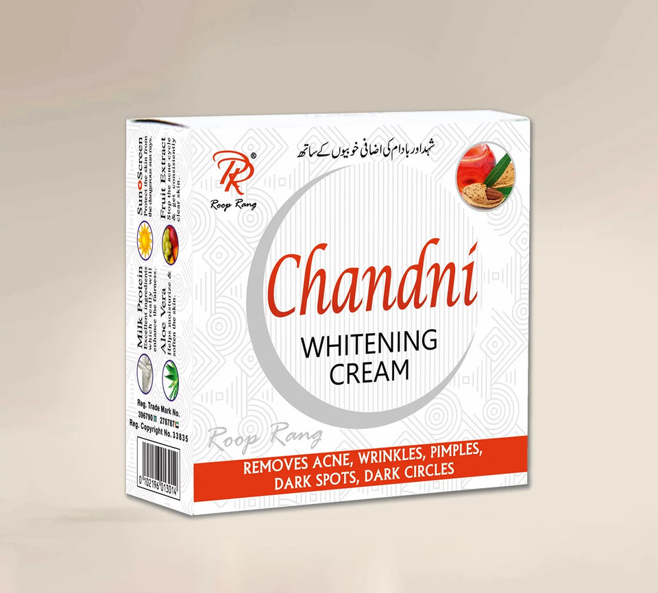 Chandni Whitening Cream - Skin Luster, Hydration & Anti-Wrinkle Treatment