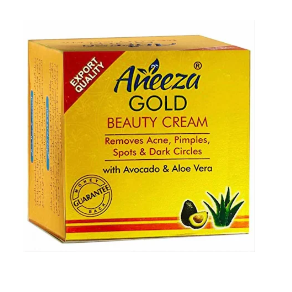 Aneeza Gold Beauty Cream With Avocado and Aloe Vera - 50g